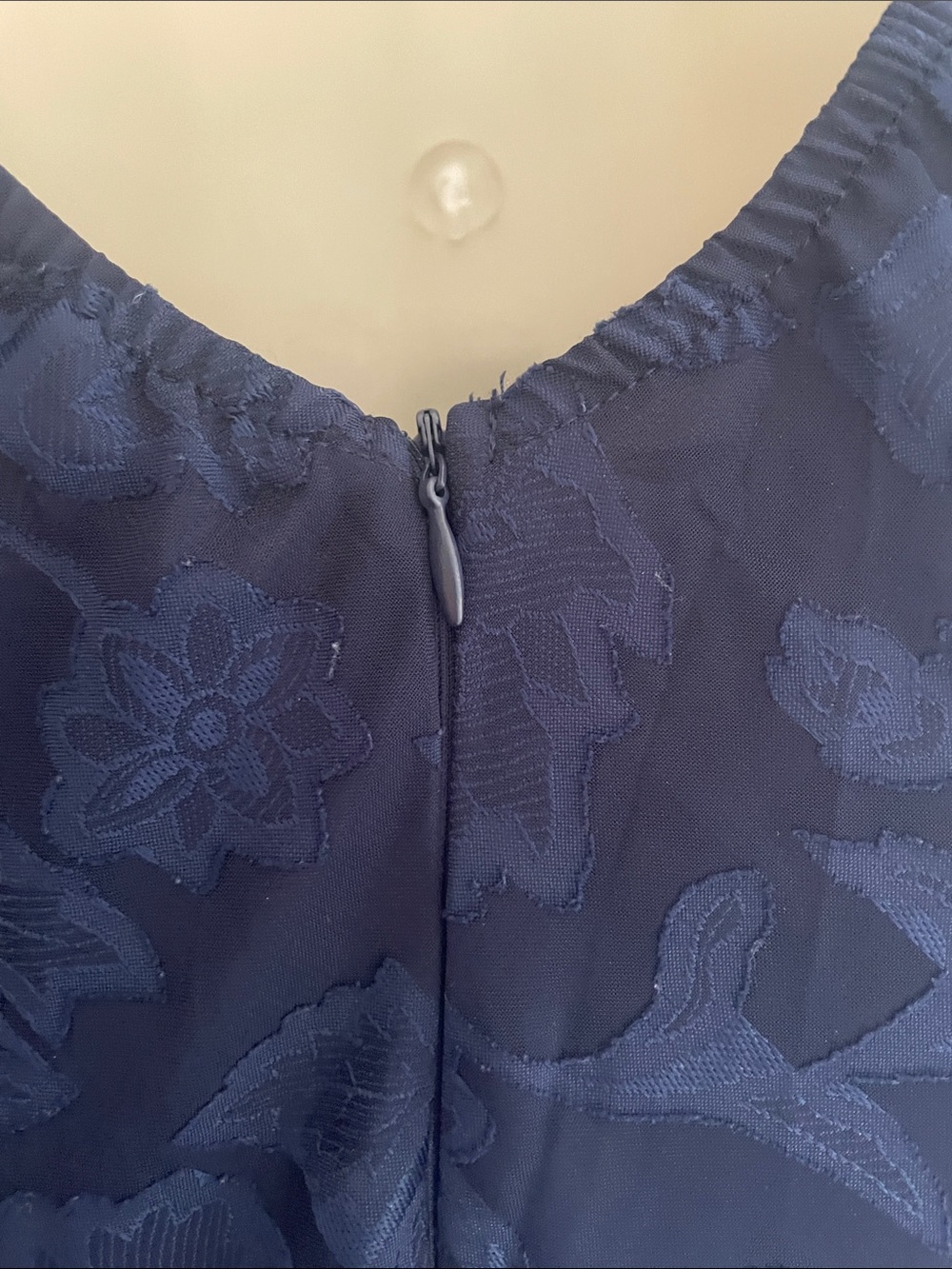 Princess Polly Navy Lace High-Low Slip Dress #133 - Picture 8 of 11